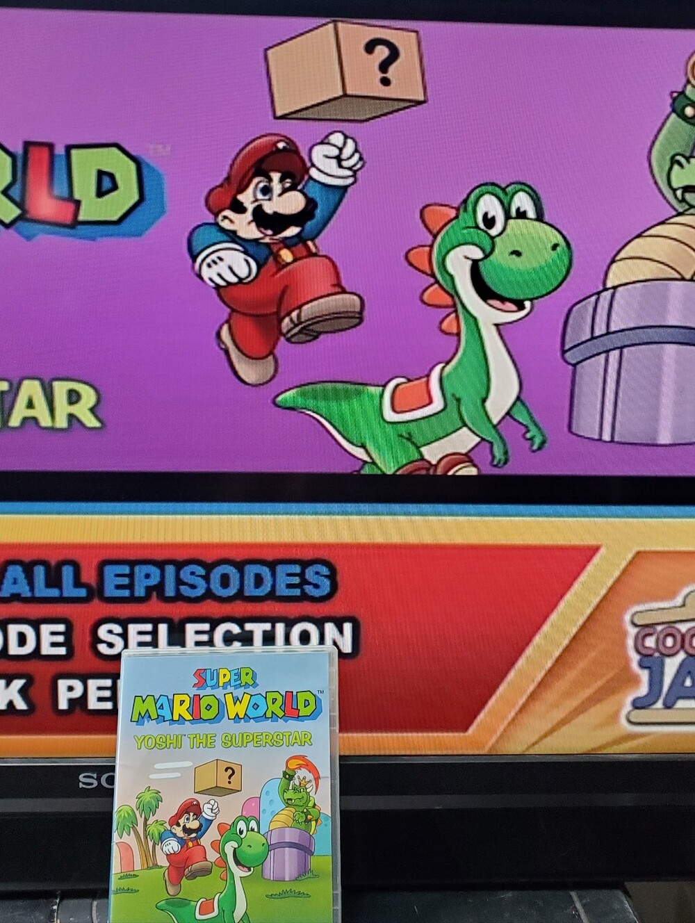 Retro 1991 Super Mario World: Yoshi the Superstar DVD - Tested & Works!